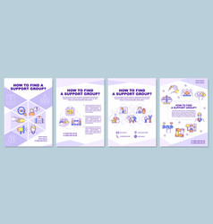 How To Find Support Group Brochure Template