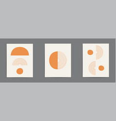 Set Of Mid Century Modern Minimalist Art Print