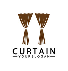 Curtain Logo Design Template