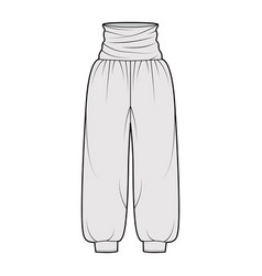 Pants Zouave Technical Fashion