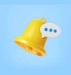 3d Notification Message Bell