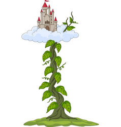 Castle With Bean Sprout In The Clouds