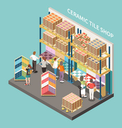 Ceramic Tile Shop Background