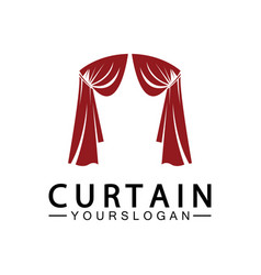 Curtain Logo Design Template