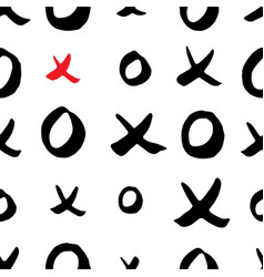 X And O Or Xo Symbols Seamless Pattern