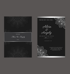 Elegant Mandala Wedding Invitation