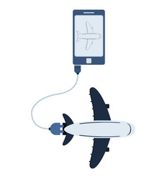 Plane Automation Using Cell Phone