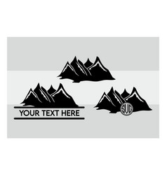 Mountain Svg Mountains Silhouette Landscape Svg