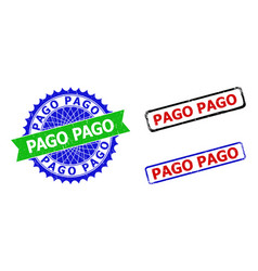 Pago Rosette And Rectangle Bicolor Seals