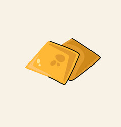 Picture Shows Slices Of Cheese