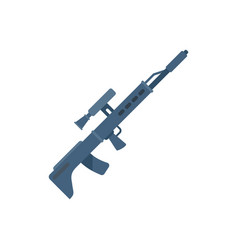 Army Sniper Icon Flat Rifle Gun