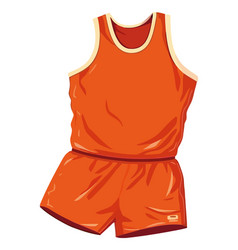 Orange Basketball Uniform