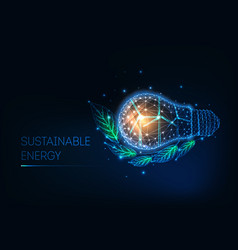 Futuristic Sustainable Energy Concept With Low