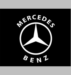 Mercedes Benz Logo Brand Car Symbol With Name