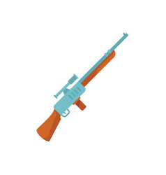 War Sniper Icon Flat Weapon Gun