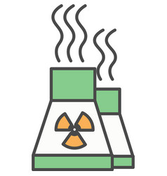 Nuclear Power Plant Icon