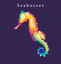 Popart Seahorse Design