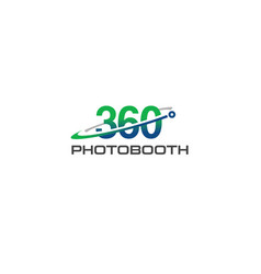 Minimalist Number 360 Photo Booth Logo Design