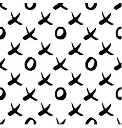 X And O Or Xo Symbols Seamless Pattern