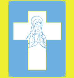 Blessed Virgin Mary Portrait Card