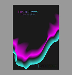 Colorful Gradient Wave Abstract Color Shape