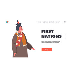 First Nations Landing Page Template American