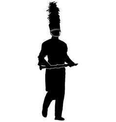 Marching Band Clarinet Player Silhouette