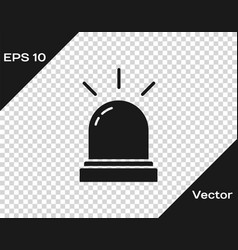 Black Motion Sensor Icon Isolated On Transparent