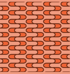 Retro Warm Pattern In Vintage Style Of The 60s And