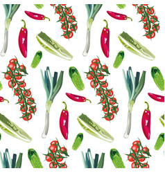 Vegetable Seamless Pattern