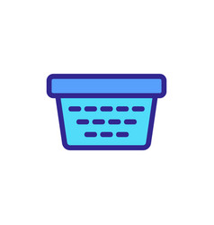 Bathroom Laundry Basket Icon Outline