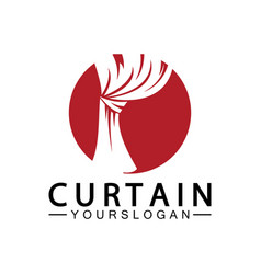 Curtain Logo Design Template