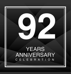 92 Year Anniversary Celebration Logo