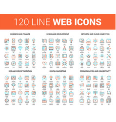 Flat Line Web Icons