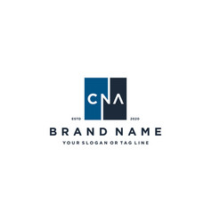 Letter Cna Square Logo Design