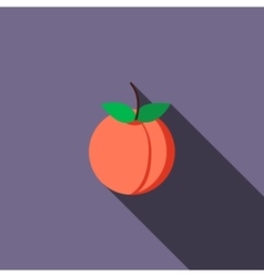 Peach Icon Flat Style