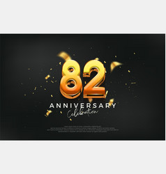 3d 82nd Anniversary Celebration Design With A