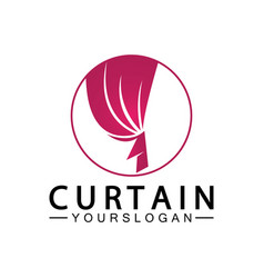 Curtain Logo Design Template