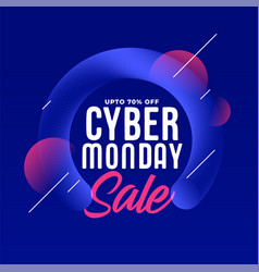 Cyber Monday Sale Template With Discount Offer