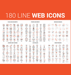 Flat Line Web Icons