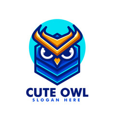 Logo Owl Simple Mascot Style