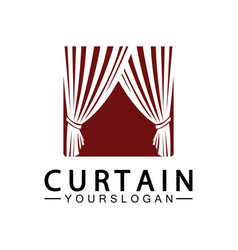 Curtain Logo Design Template