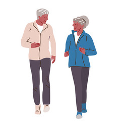 Retired Couple Jogging