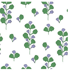 Seamless Cute Hand Drawn Floral Patterns