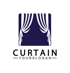 Curtain Logo Design Template