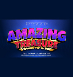 Amazing Treasure Text Style Effect Editable