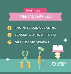 Flat Design Dental Clinic Posts