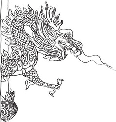 Chinese Style Dragon Statue