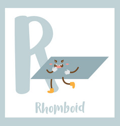 Letter R Vocabulary Rhomboid Shape