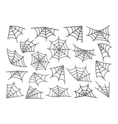 Spider Web Silhouette Hanging For Halloween